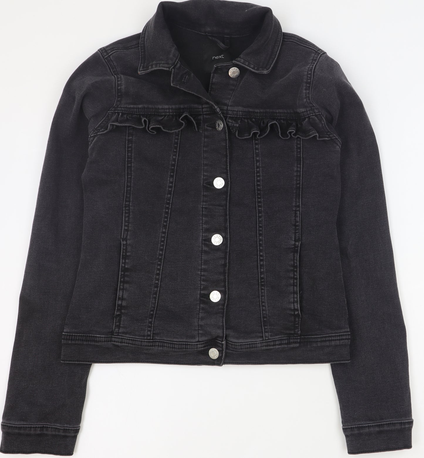 NEXT Womens Black   Jacket  Size 12  Button