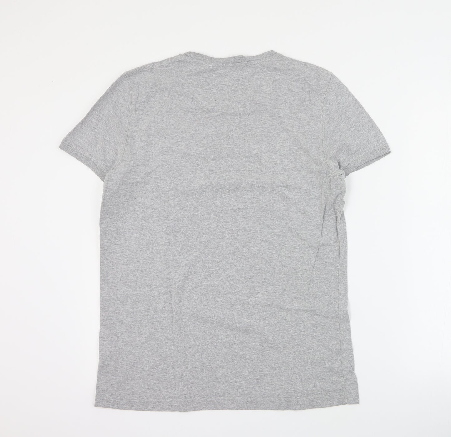 Ted Baker Mens Grey  Cotton  T-Shirt Size M Crew Neck