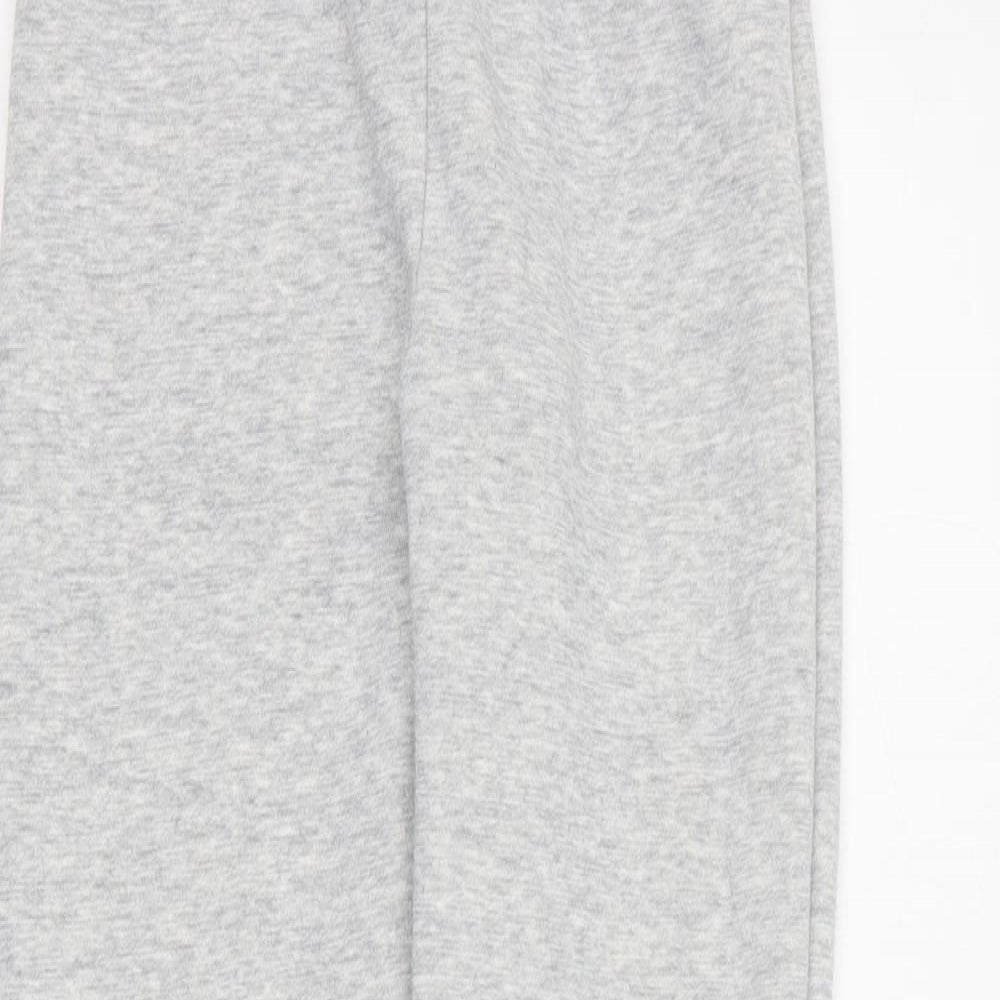 Jeff & Co Girls Grey  Cotton Jogger Trousers Size 8-9 Years  Regular Pullover