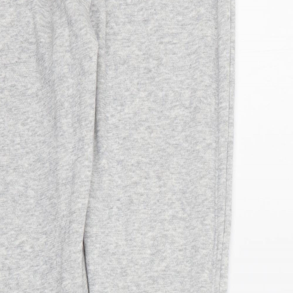 Jeff & Co Girls Grey  Cotton Jogger Trousers Size 8-9 Years  Regular Pullover