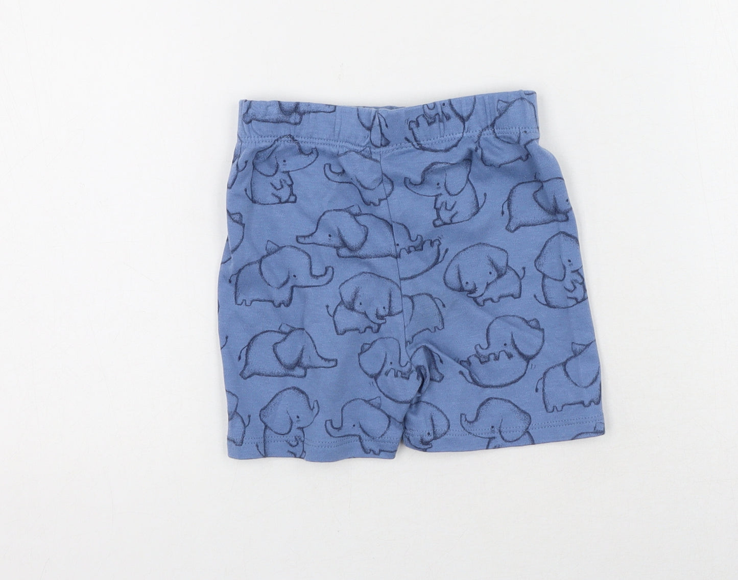 George Boys Blue  Polyester Sweatpants Leggings Size 12-18 Months  Pullover - Elephants