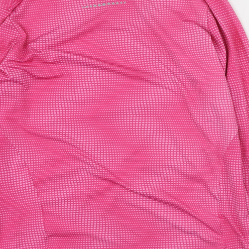 Crivit Womens Pink  Polyester Pullover Casual Size L Round Neck