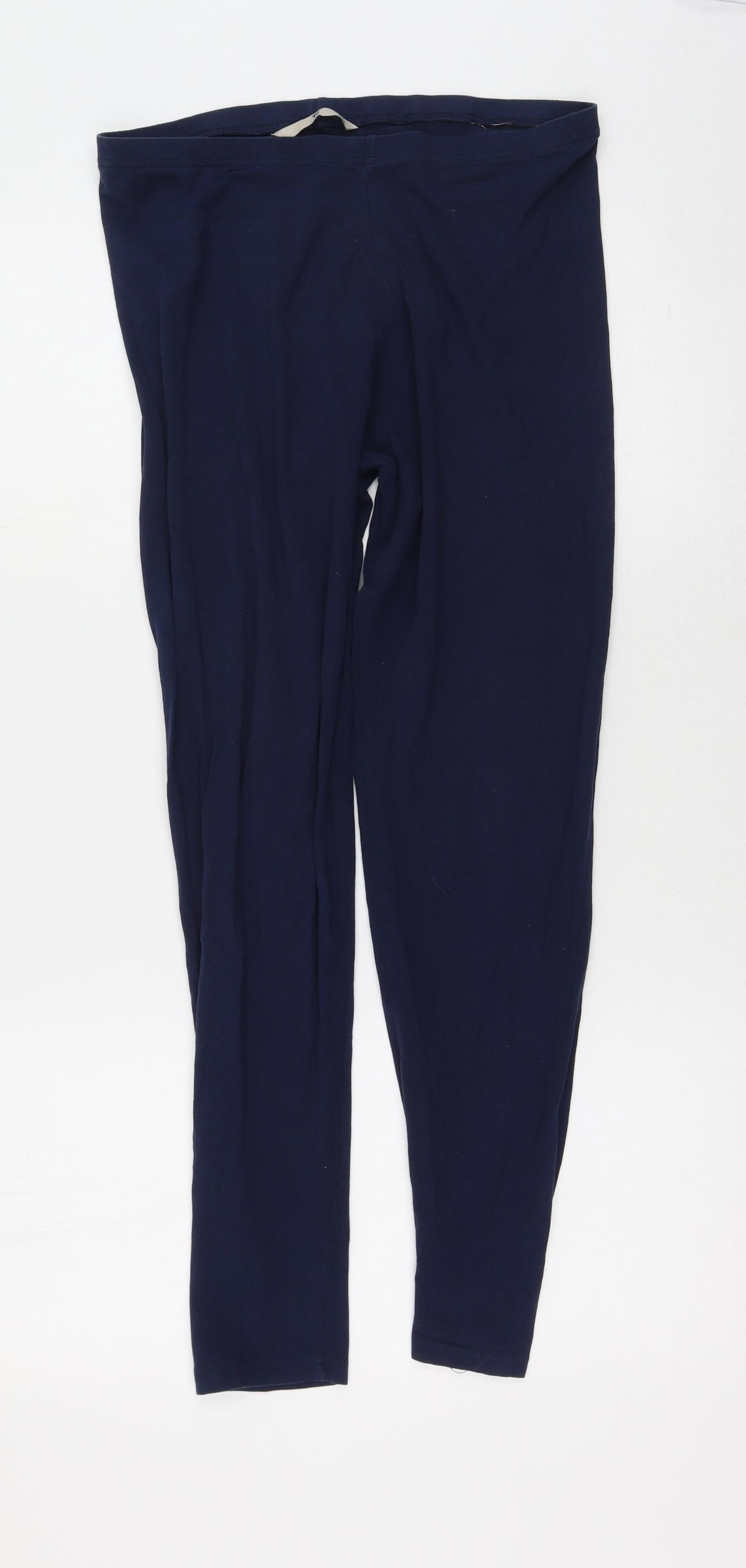 TU Womens Blue  Cotton Jegging Leggings Size 16 L27 in