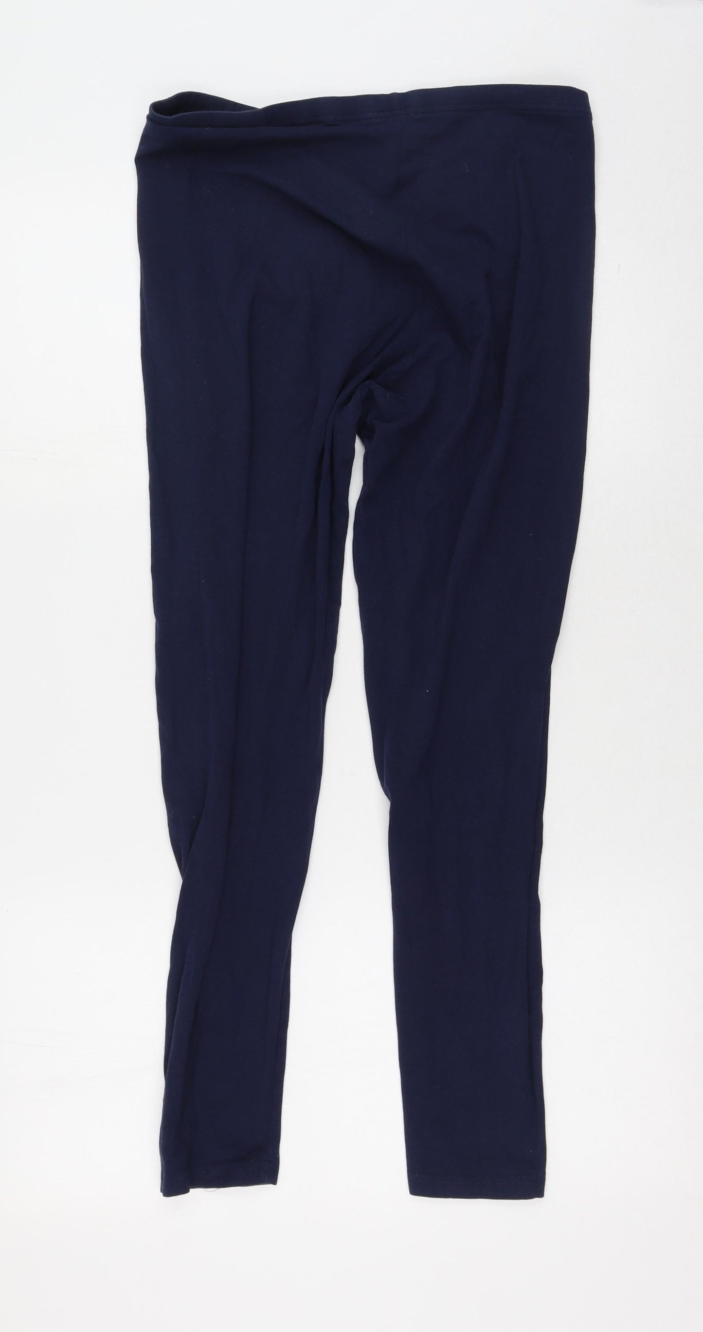 TU Womens Blue  Cotton Jegging Leggings Size 16 L27 in