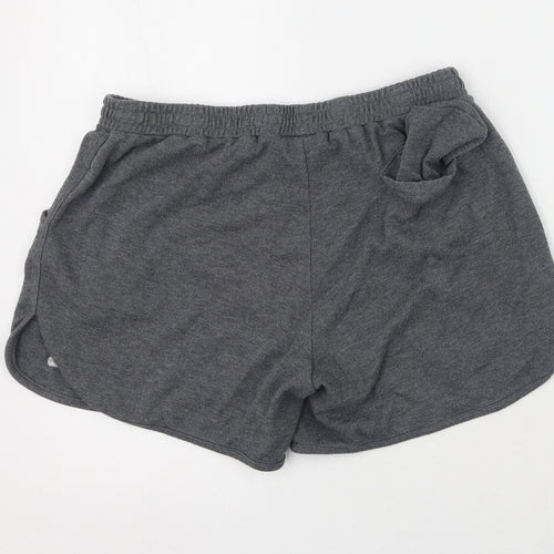 LA Gear Womens Grey  Cotton Sweat Shorts Size 14 L5 in Regular