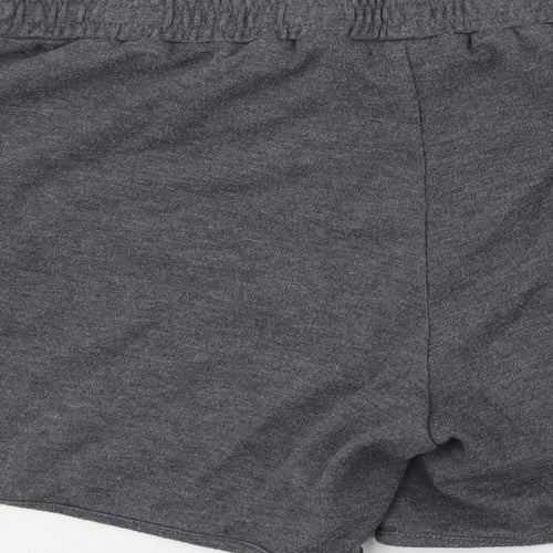 LA Gear Womens Grey  Cotton Sweat Shorts Size 14 L5 in Regular