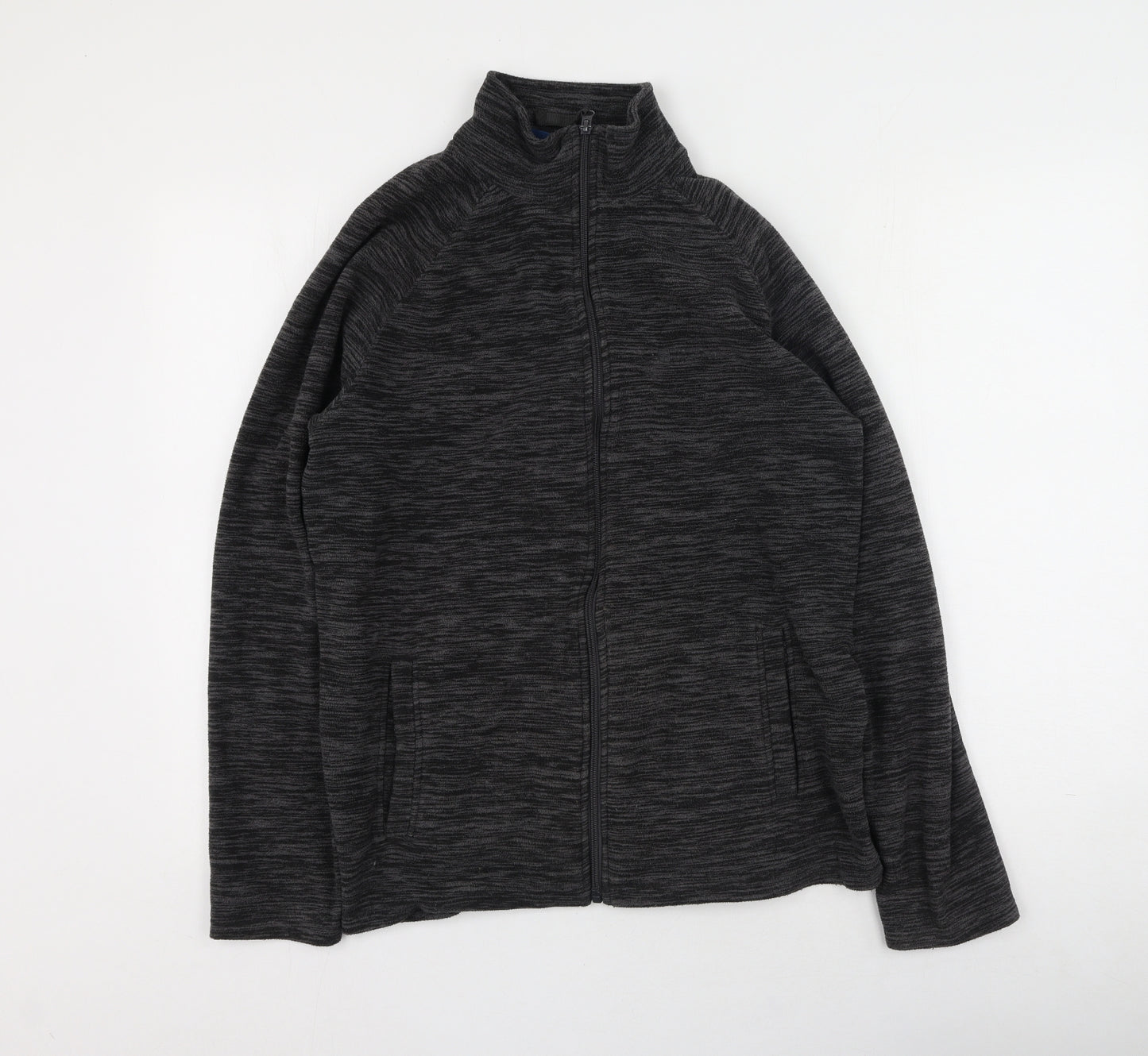 Mountain Warehouse Womens Grey High Neck  Polyester Cardigan Jumper Size M