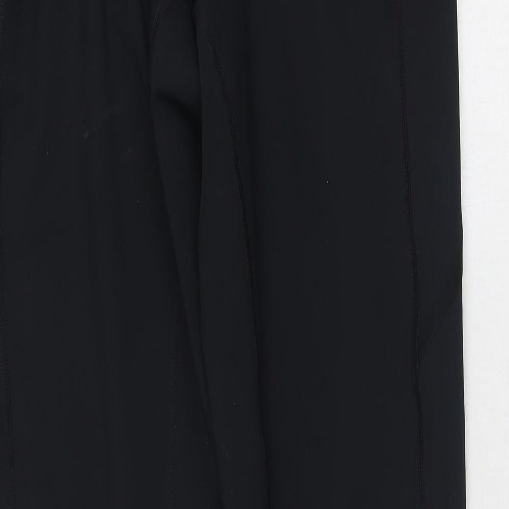 Nike  Womens Black  Polyester Pedal Pusher Leggings Size L L26 in Regular