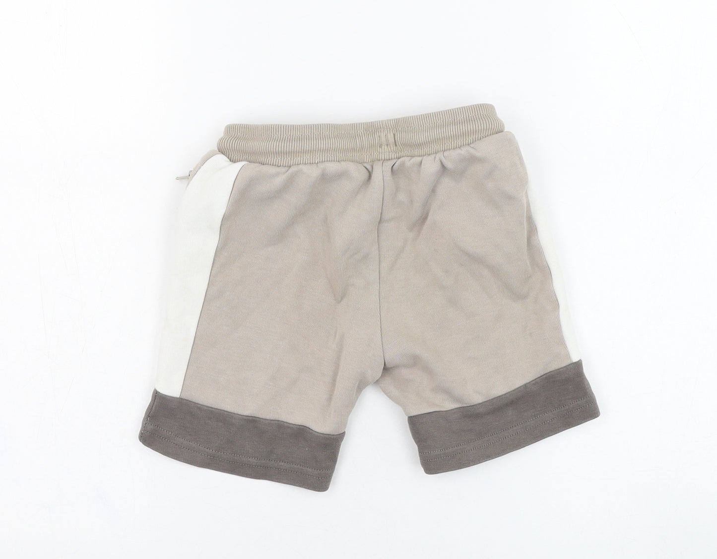 George Boys Brown  Cotton Sweat Shorts Size 5-6 Years  Regular