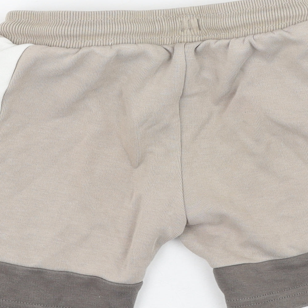 George Boys Brown  Cotton Sweat Shorts Size 5-6 Years  Regular