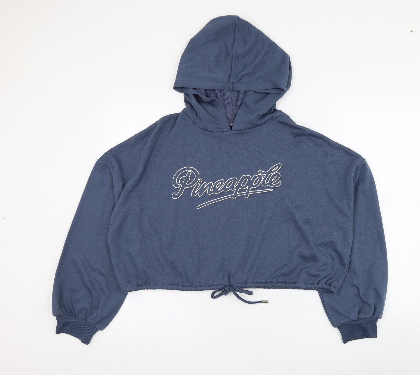 Primark Womens Blue  Polyester Pullover Hoodie Size 12  Pullover - Pineapple