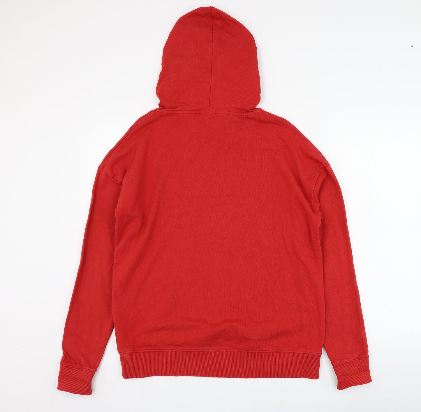 New Look Womens Red  Cotton Pullover Hoodie Size 10  Pullover - New York