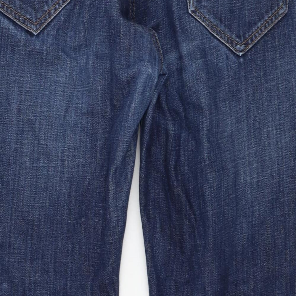 NEXT Mens Blue  Cotton Straight Jeans Size 36 in L29 in Regular Zip