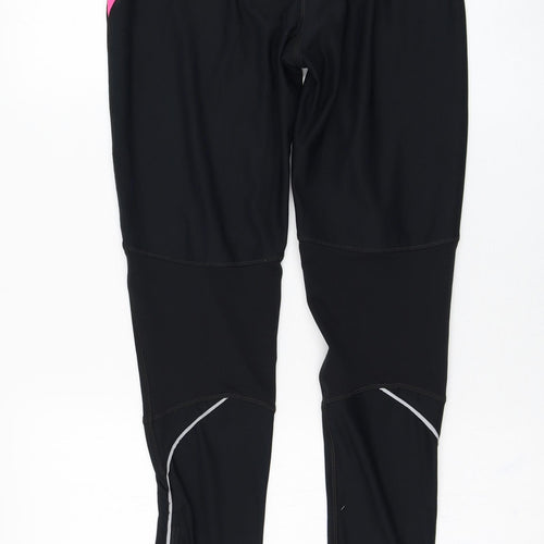 Mi Fit Womens Black  Polyester Jogger Trousers Size 10 L28 in Regular