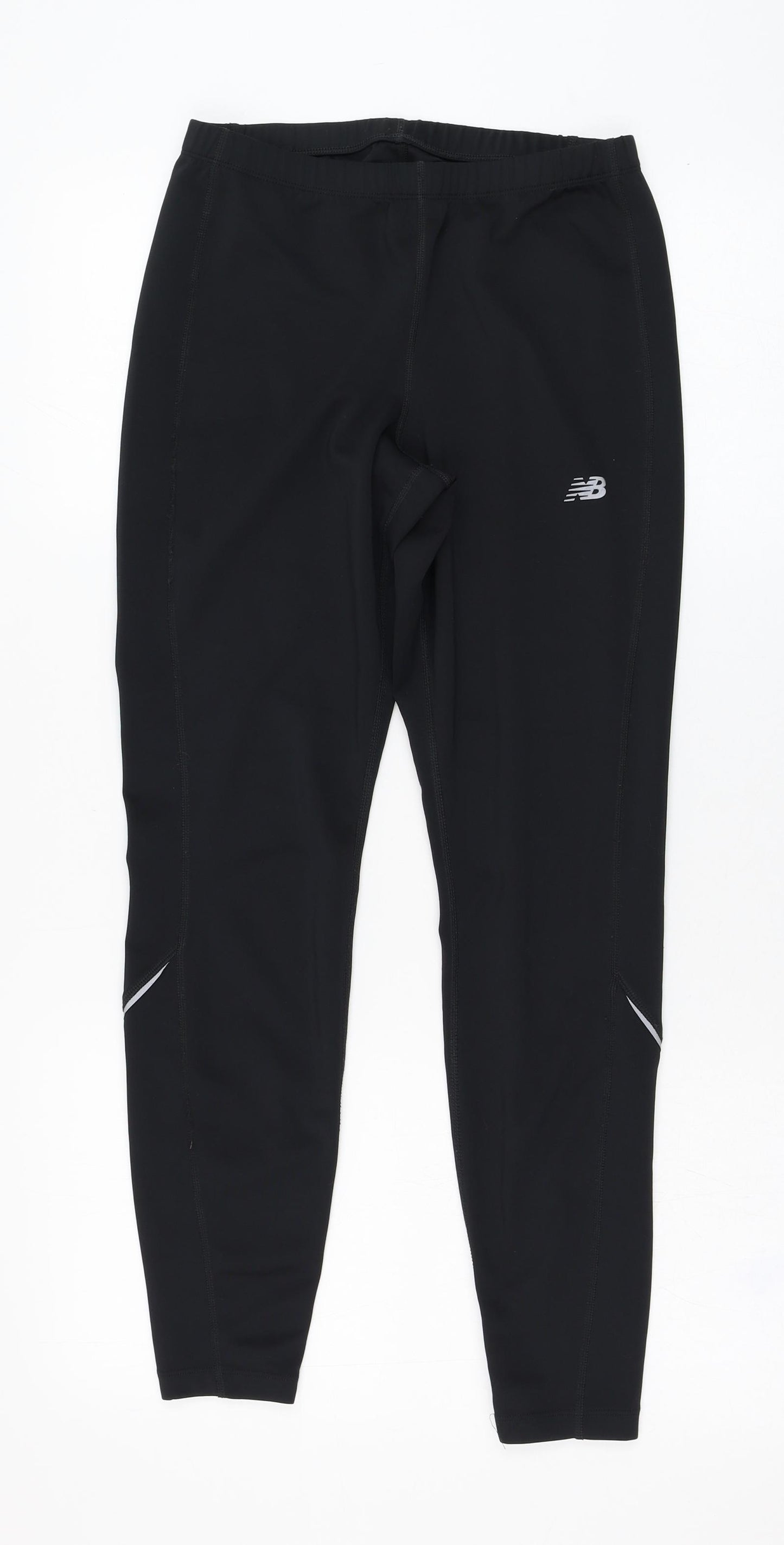 New Balance Mens Black  Polyester Compression Leggings Size S L25 in Regular Pullover
