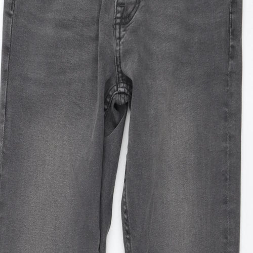 Primark Mens Grey  Cotton Skinny Jeans Size 28 in L32 in Regular Zip