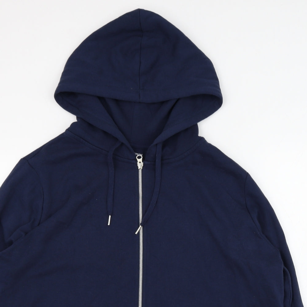 TU Womens Blue  Cotton Full Zip Hoodie Size 22  Zip