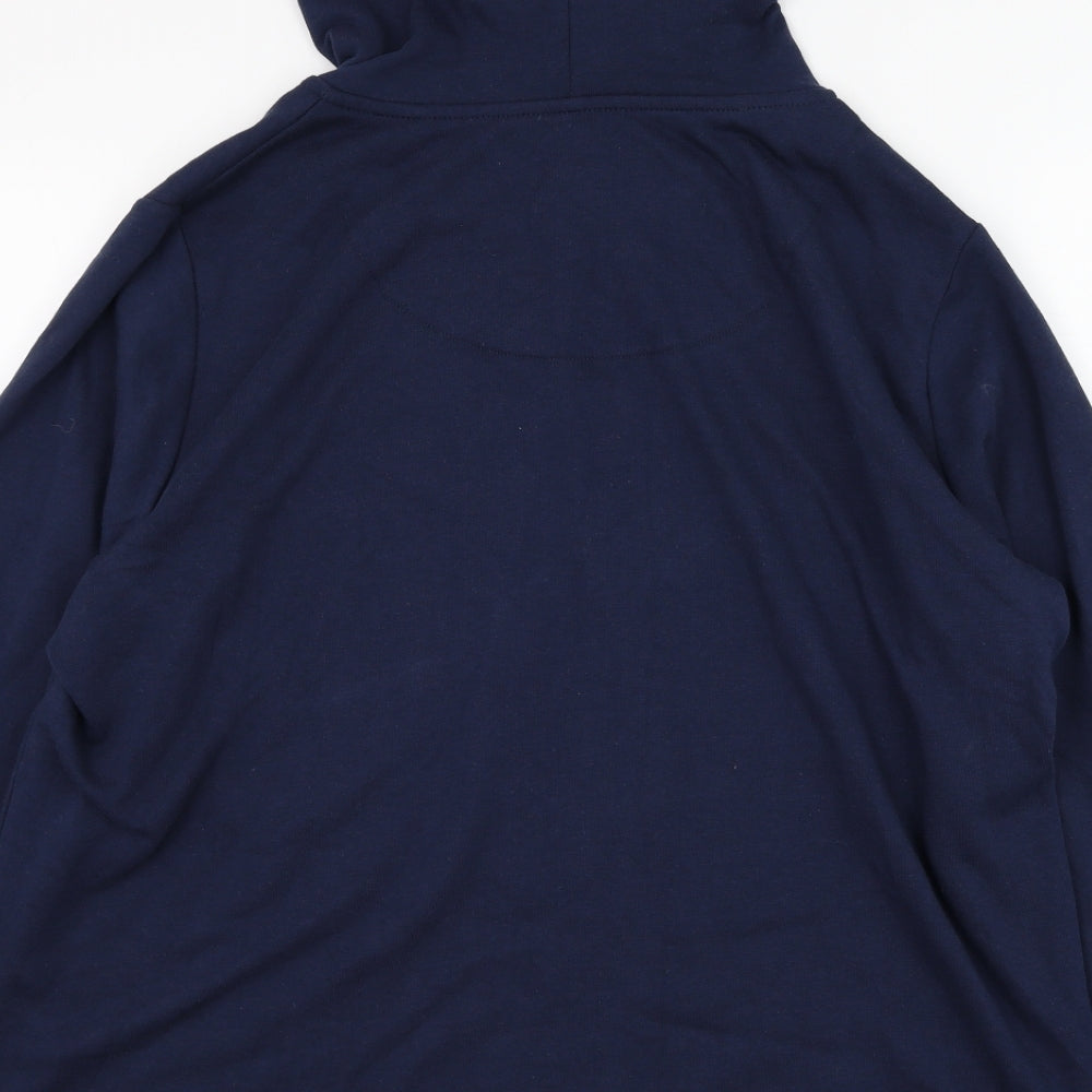 TU Womens Blue  Cotton Full Zip Hoodie Size 22  Zip