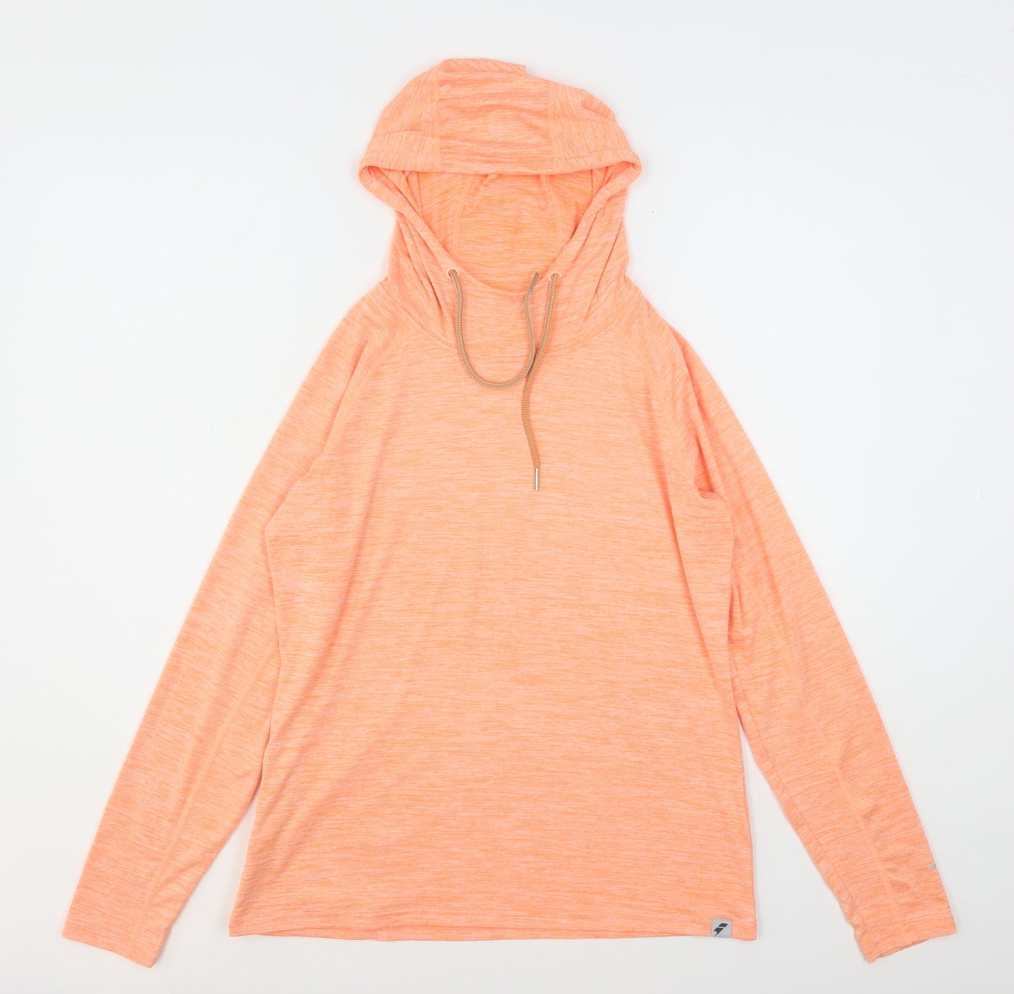 Trespass Womens Orange  Polyester Pullover Hoodie Size 12