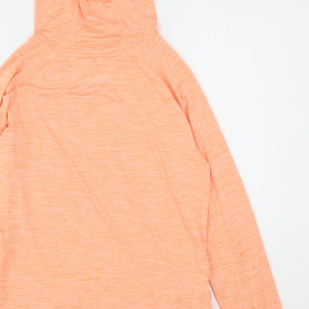 Trespass Womens Orange  Polyester Pullover Hoodie Size 12