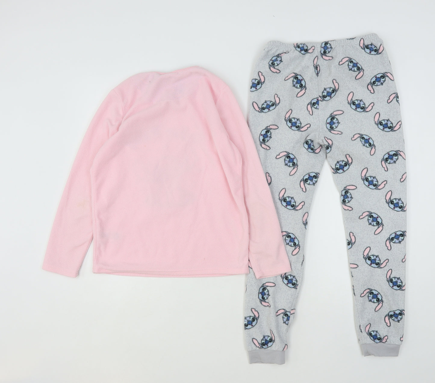 Primarm Girls Multicoloured Geometric Polyester Top Pyjama Set Size 9-10 Years  Pullover - Lilo & Stitch