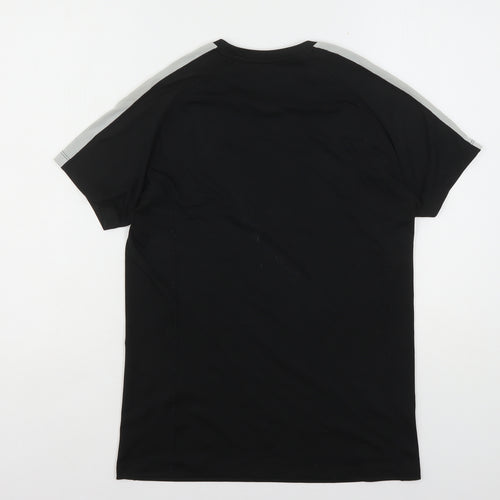 ASOS Mens Black  Polyester Basic T-Shirt Size M Round Neck
