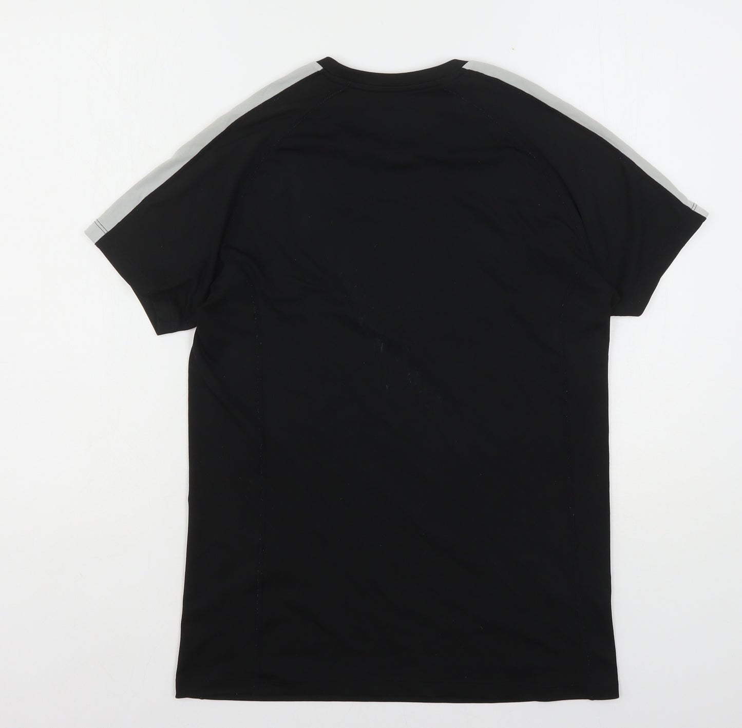 ASOS Mens Black  Polyester Basic T-Shirt Size M Round Neck