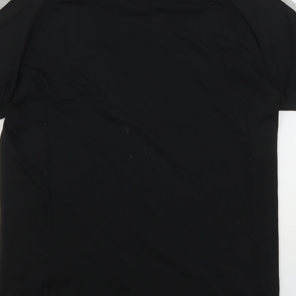 ASOS Mens Black  Polyester Basic T-Shirt Size M Round Neck