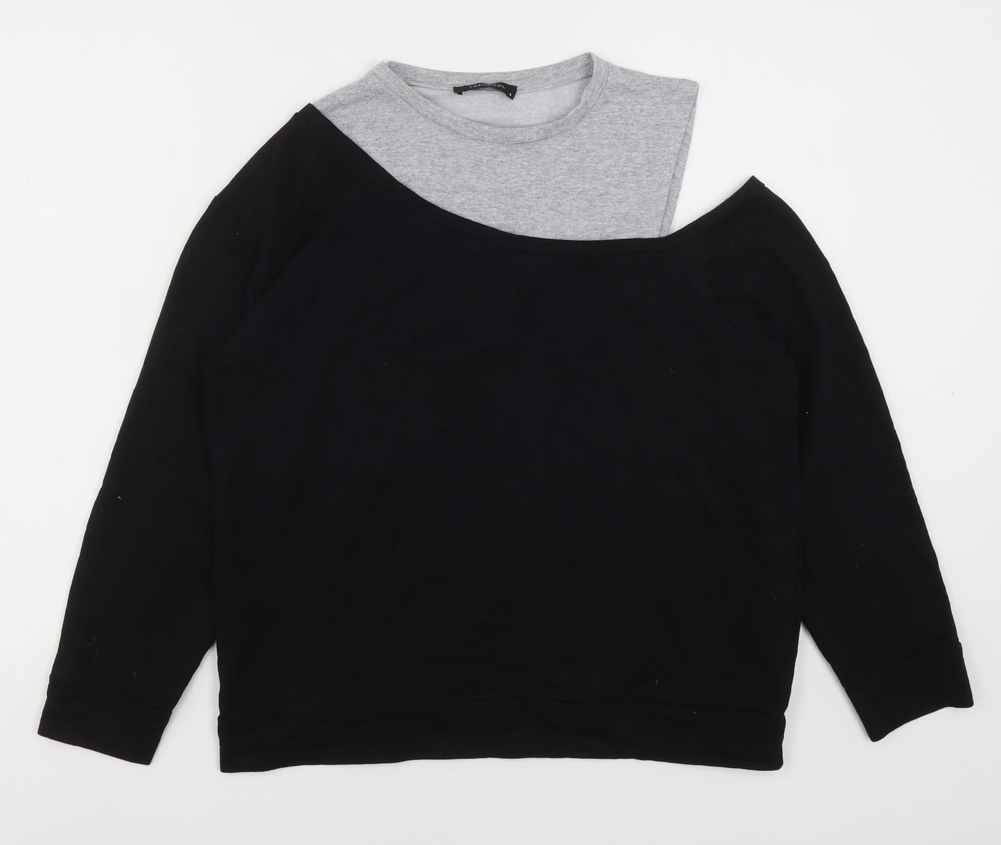 Trendyol Womens Multicoloured Colourblock Cotton Pullover Sweatshirt Size S  Pullover