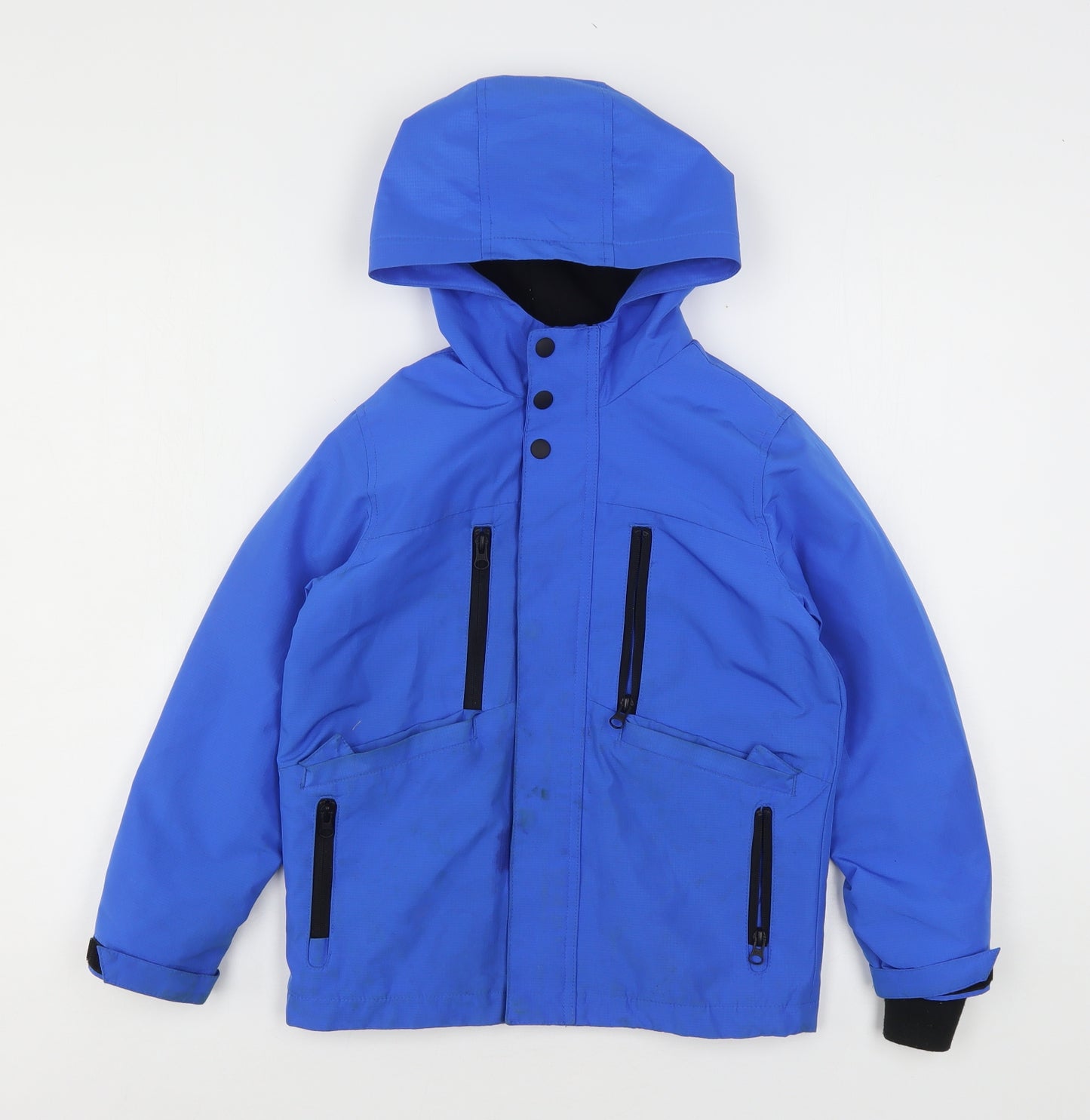 George Boys Blue   Rain Coat Coat Size 8-9 Years