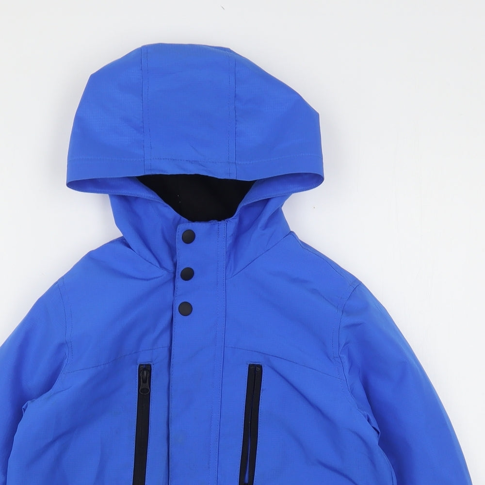 George Boys Blue   Rain Coat Coat Size 8-9 Years