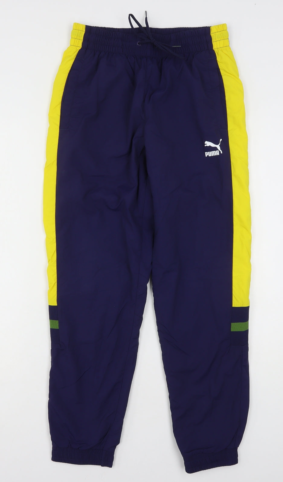 PUMA Mens Multicoloured  Polyester Jogger Trousers Size S L29 in Regular Drawstring