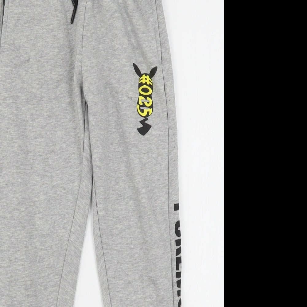George Boys Multicoloured  Polyester Sweatpants Trousers Size 12-13 Years  Regular Drawstring - Pokemon