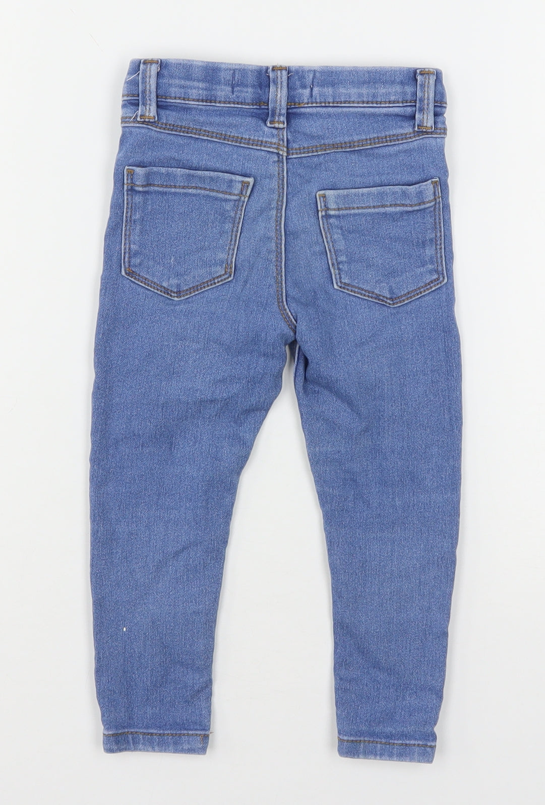 Denim & Co. Girls Blue  Cotton Jegging Jeans Size 2-3 Years  Regular