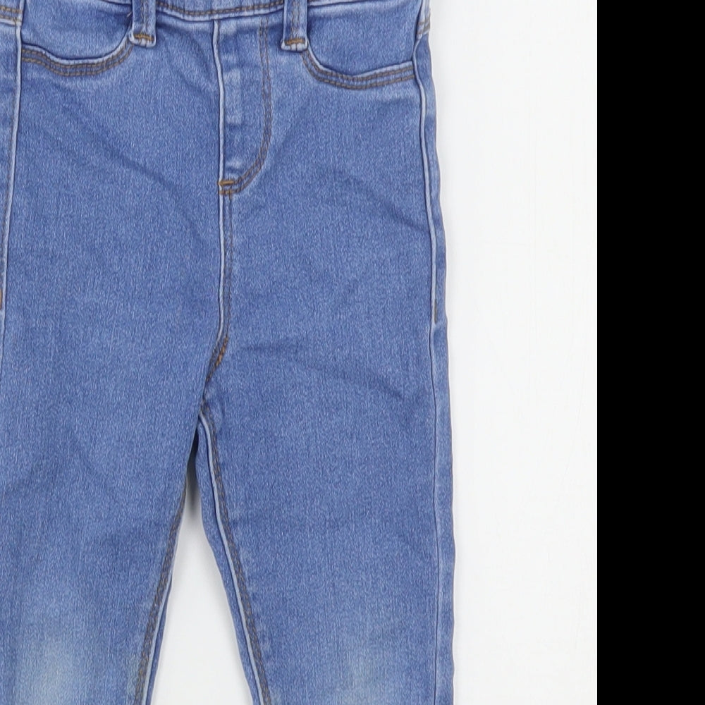 Denim & Co. Girls Blue  Cotton Jegging Jeans Size 2-3 Years  Regular
