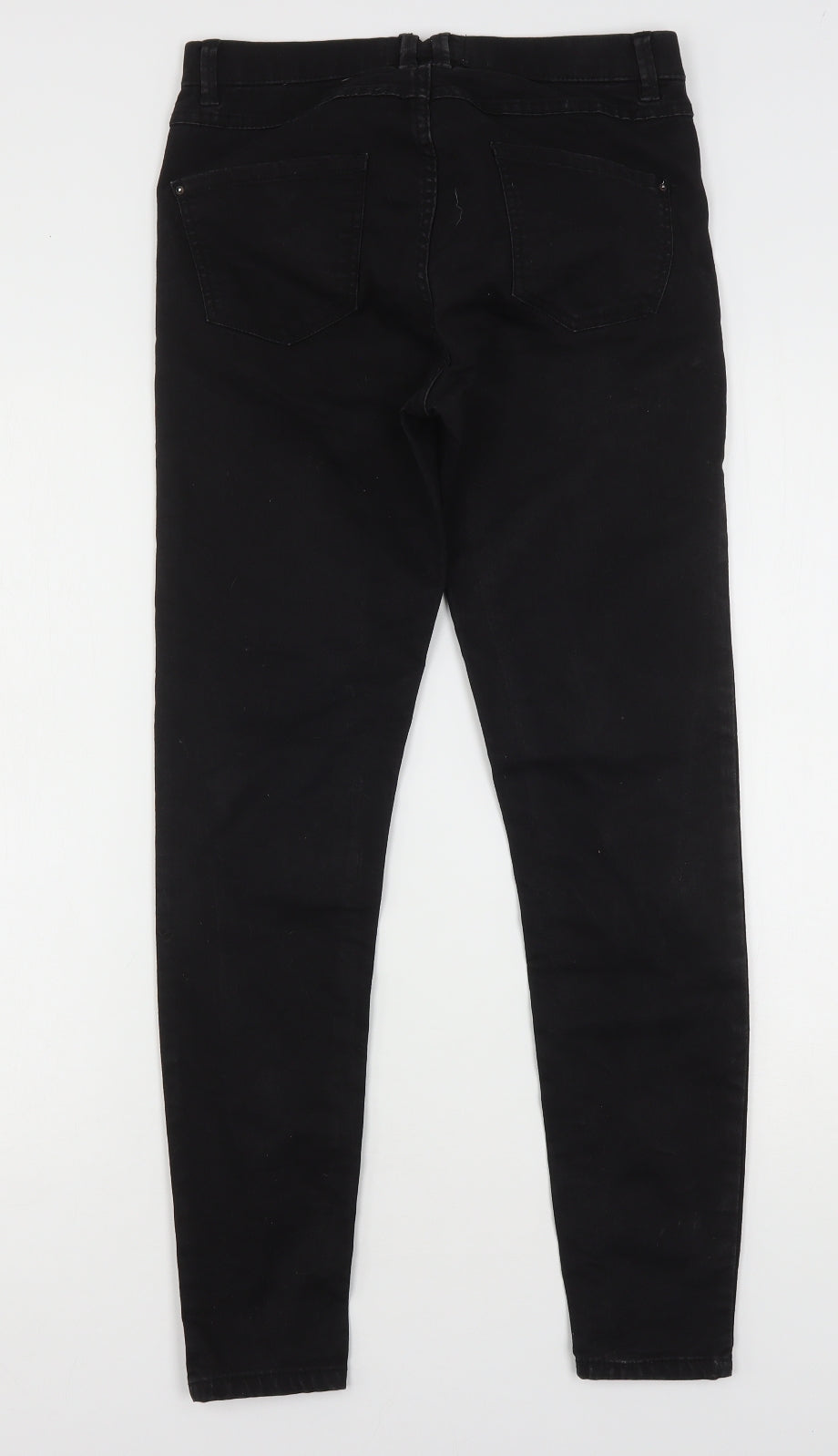 New Look Womens Black  Cotton Jegging Jeans Size 10 L29 in Regular