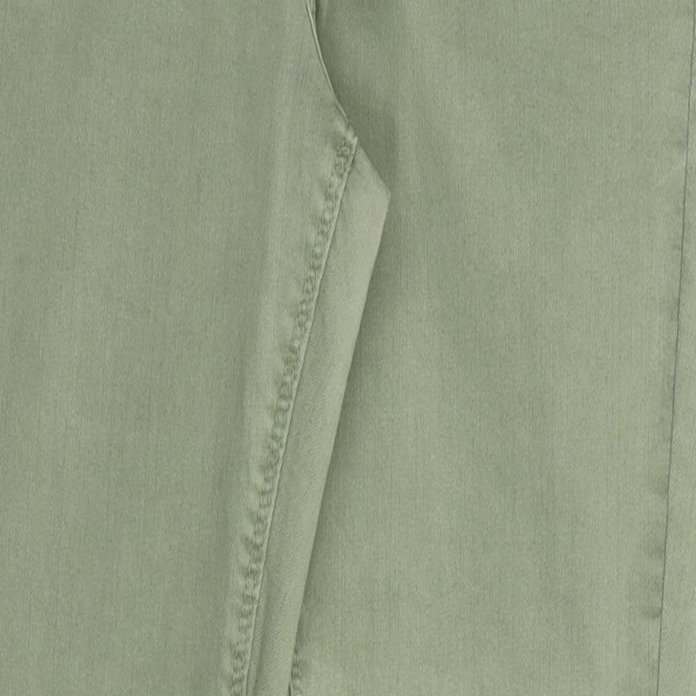 George Womens Green  Cotton Jegging Jeans Size 14 L28 in Regular Button