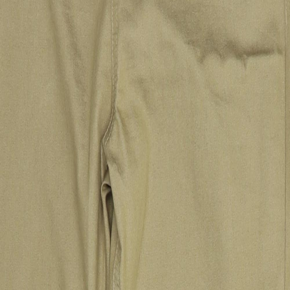 Marks and Spencer Womens Beige  Cotton Jegging Jeans Size 14 L29 in Regular