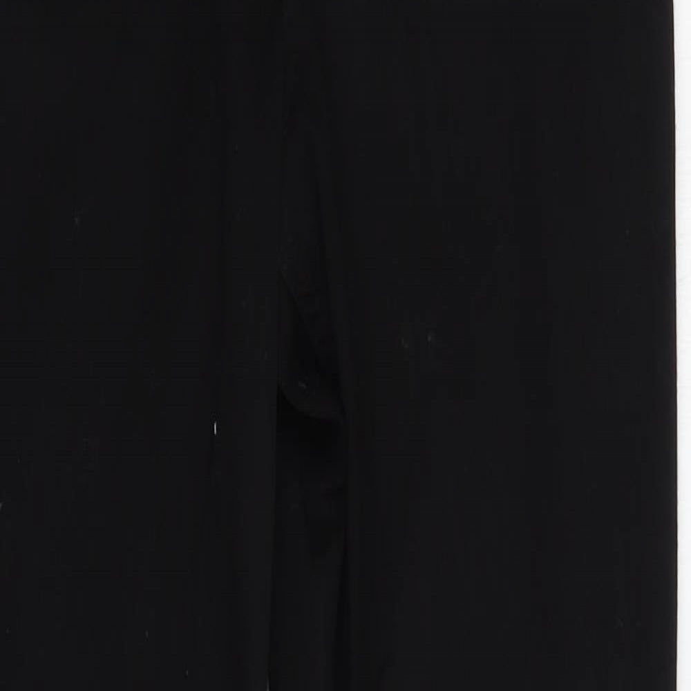 Marks and Spencer Womens Black  Cotton Skinny Jeans Size 12 L29 in Regular Button