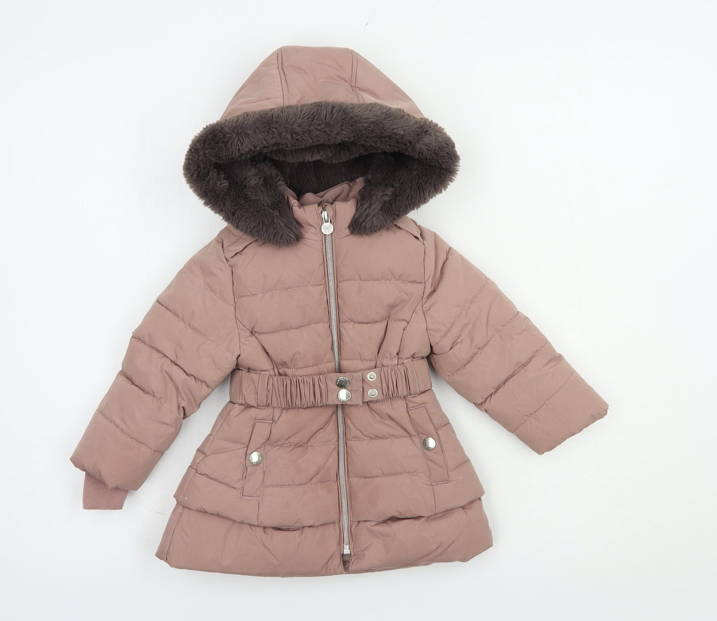 Jasper Conran Baby Pink   Puffer Jacket Jacket Size 12-18 Months   Zip