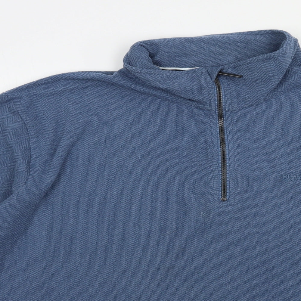 Regatta Mens Blue  Polyester Vest Sweatshirt Size XL