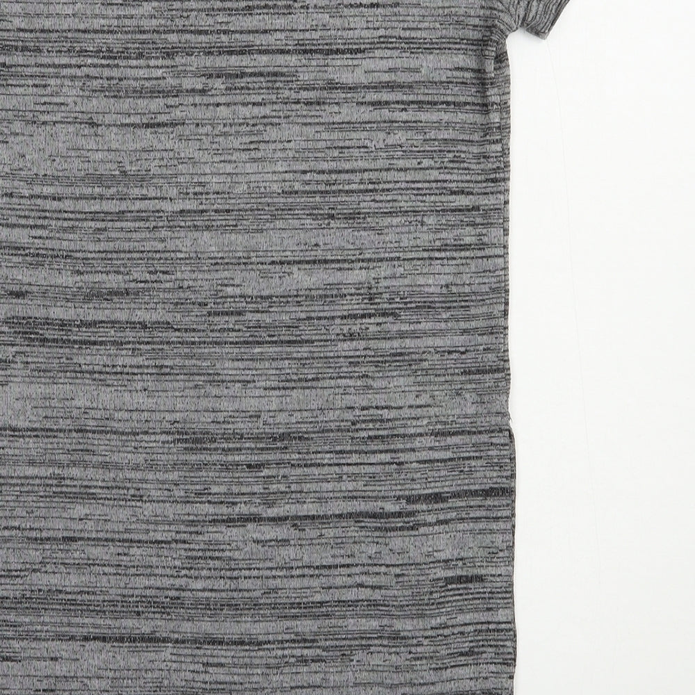 Atmosphere Womens Grey  Polyester Basic T-Shirt Size 6 Crew Neck - New York