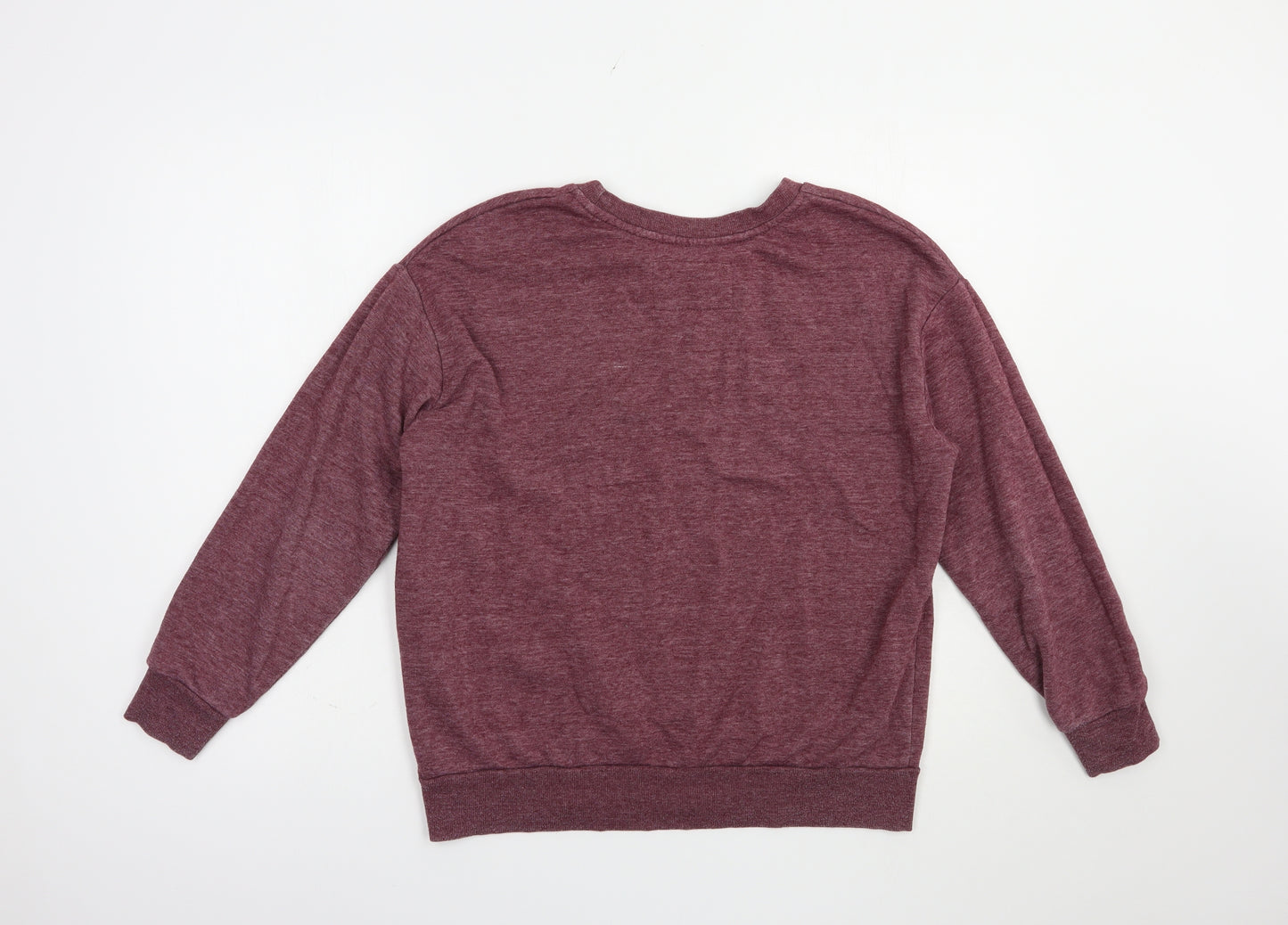Atmosphere Womens Purple  Cotton Pullover Sweatshirt Size 10  Pullover - Late Nights