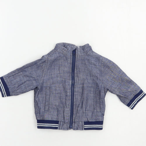 Gap Baby Blue   Basic Jacket Jacket Size 3-6 Months   Zip