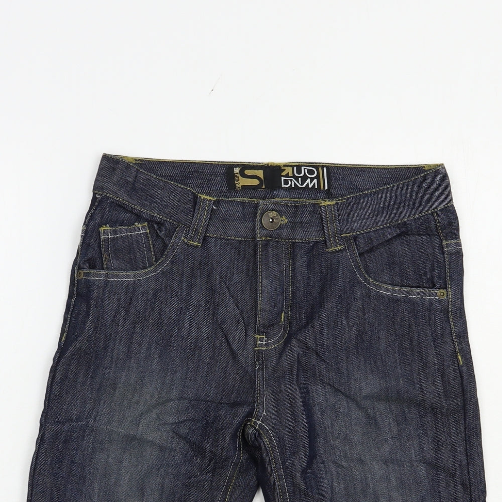 Urban Outlaws Boys Blue  Cotton Utility Shorts Size 10-11 Years  Regular