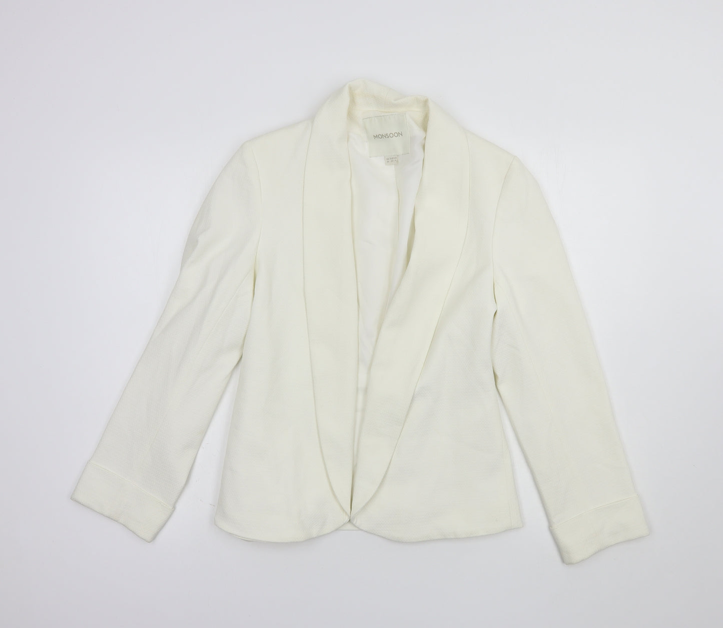 Monsoon Womens Ivory   Jacket Blazer Size 10