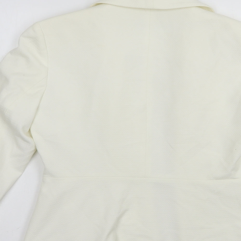 Monsoon Womens Ivory   Jacket Blazer Size 10