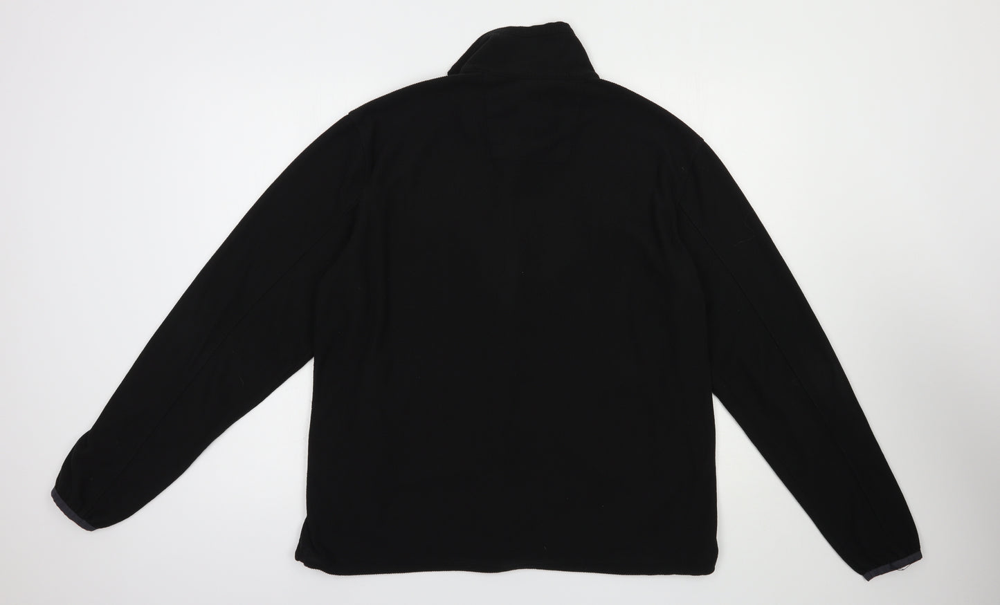 Regatta Mens Black  Polyester Full Zip Sweatshirt Size XL