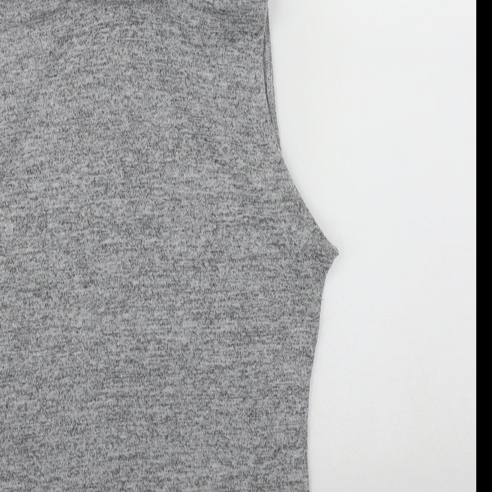 New Look Womens Grey Roll Neck  Polyester Pullover Jumper Size 10