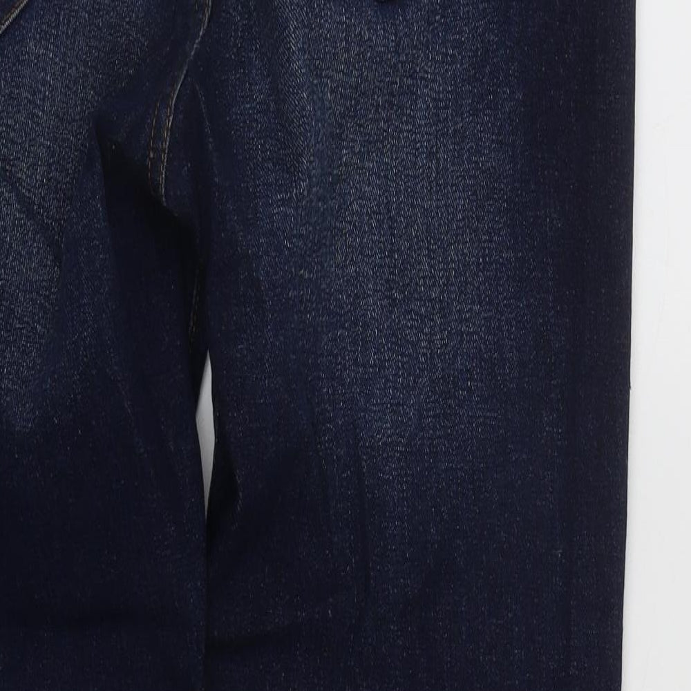 Amazon Mens Blue  Cotton Straight Jeans Size 33 in L30 in Slim Zip
